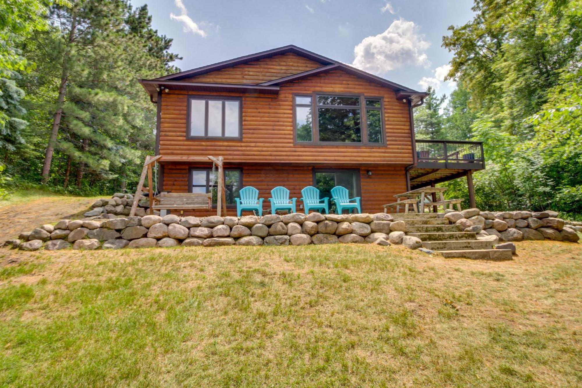 Beautiful Breezy Point Home With Beach And Dock! Pequot Lakes Dış mekan fotoğraf